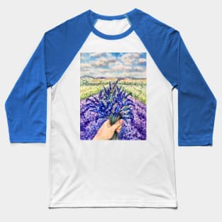 Lavender field Baseball T-Shirt